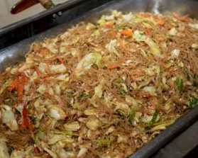 Stir-fried glass noodles