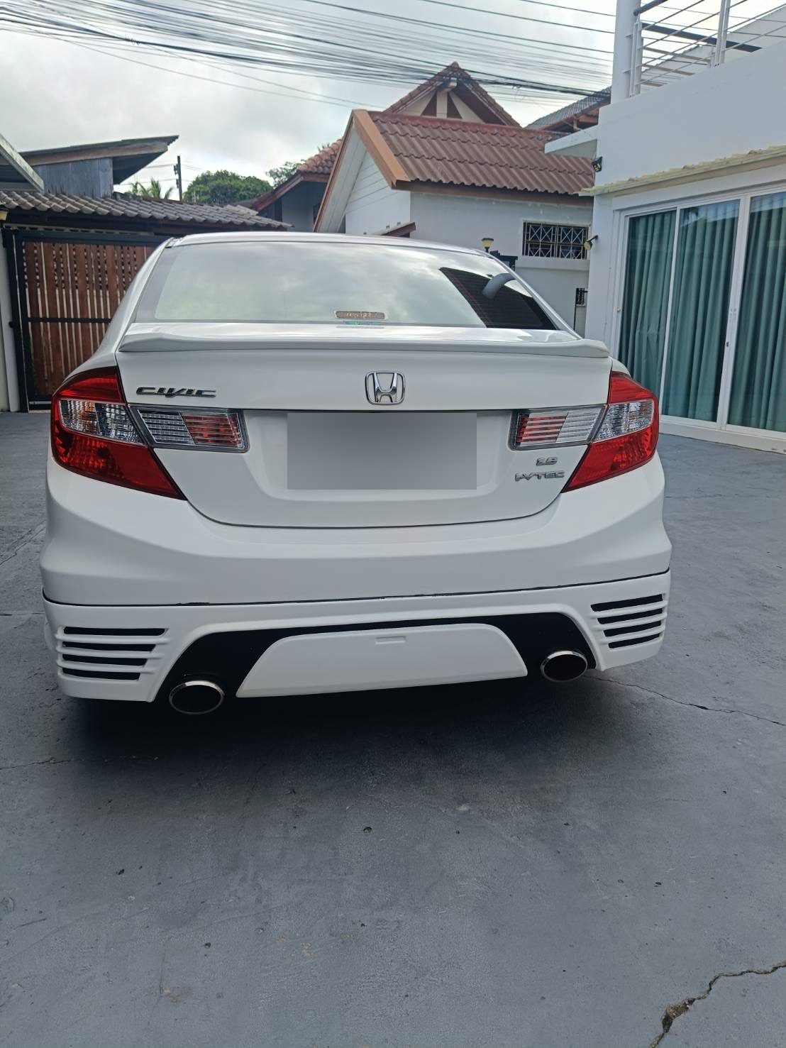 Honda Civic, вид сзади, 1.8 i-VTEC
