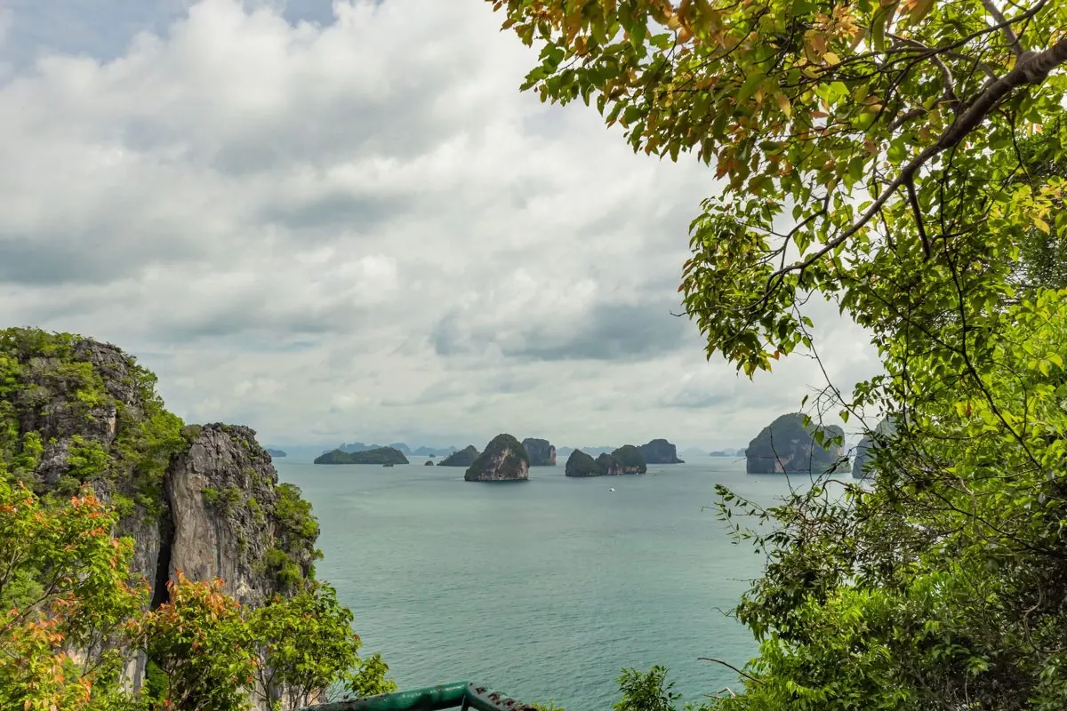 Karst islands from the Hong Island, Krabi viewpoint trail