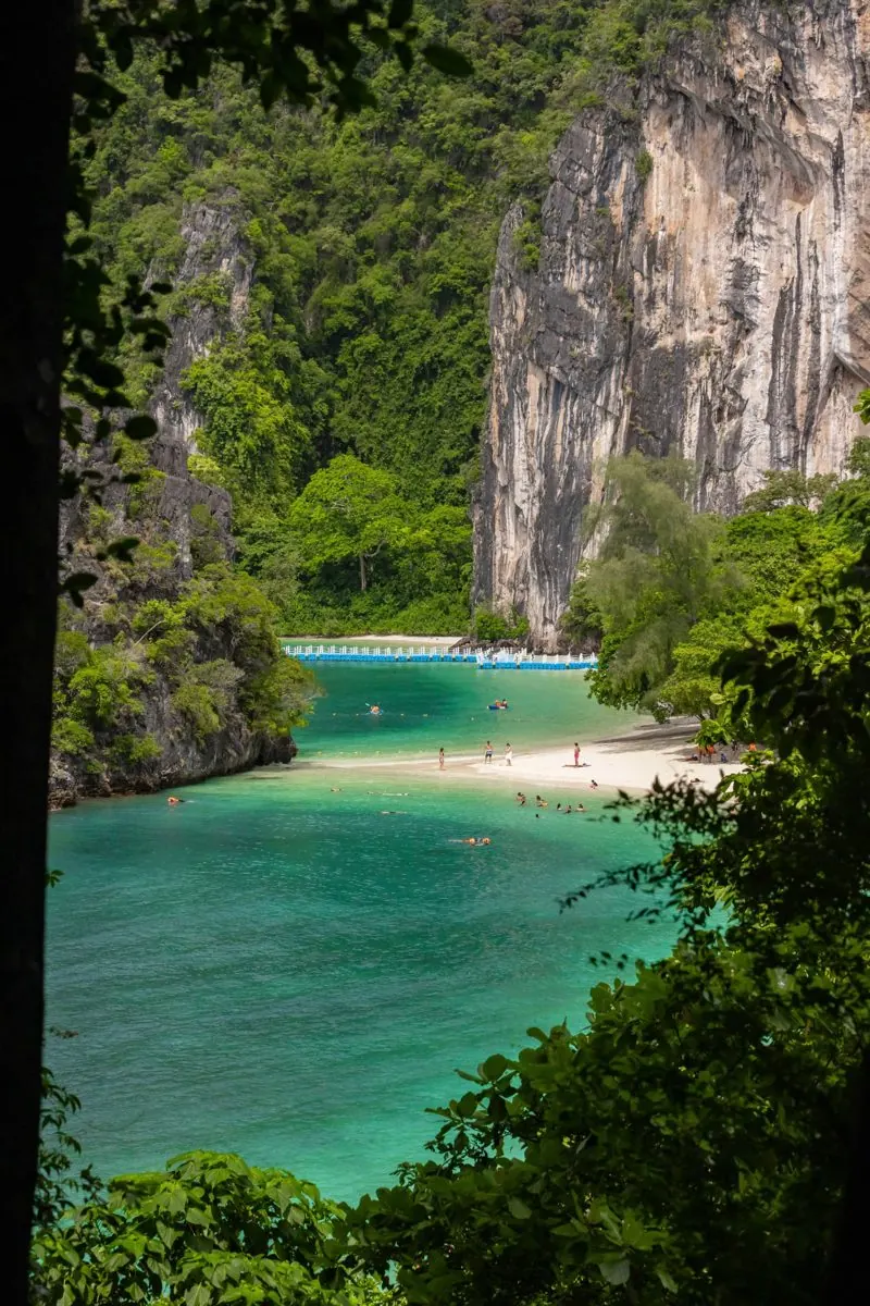 The lagoon beach at Hong Island, Krabi