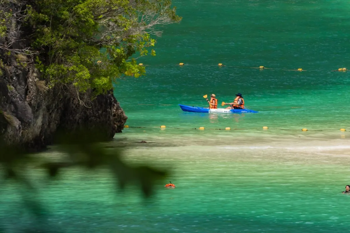 Kayaking at Hong Island, Krabi