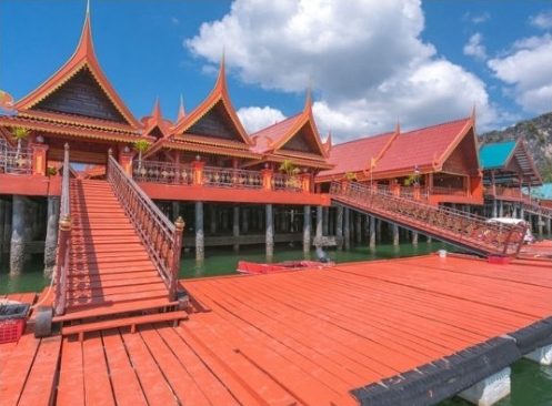 Floating restaurant at Koh Panyi