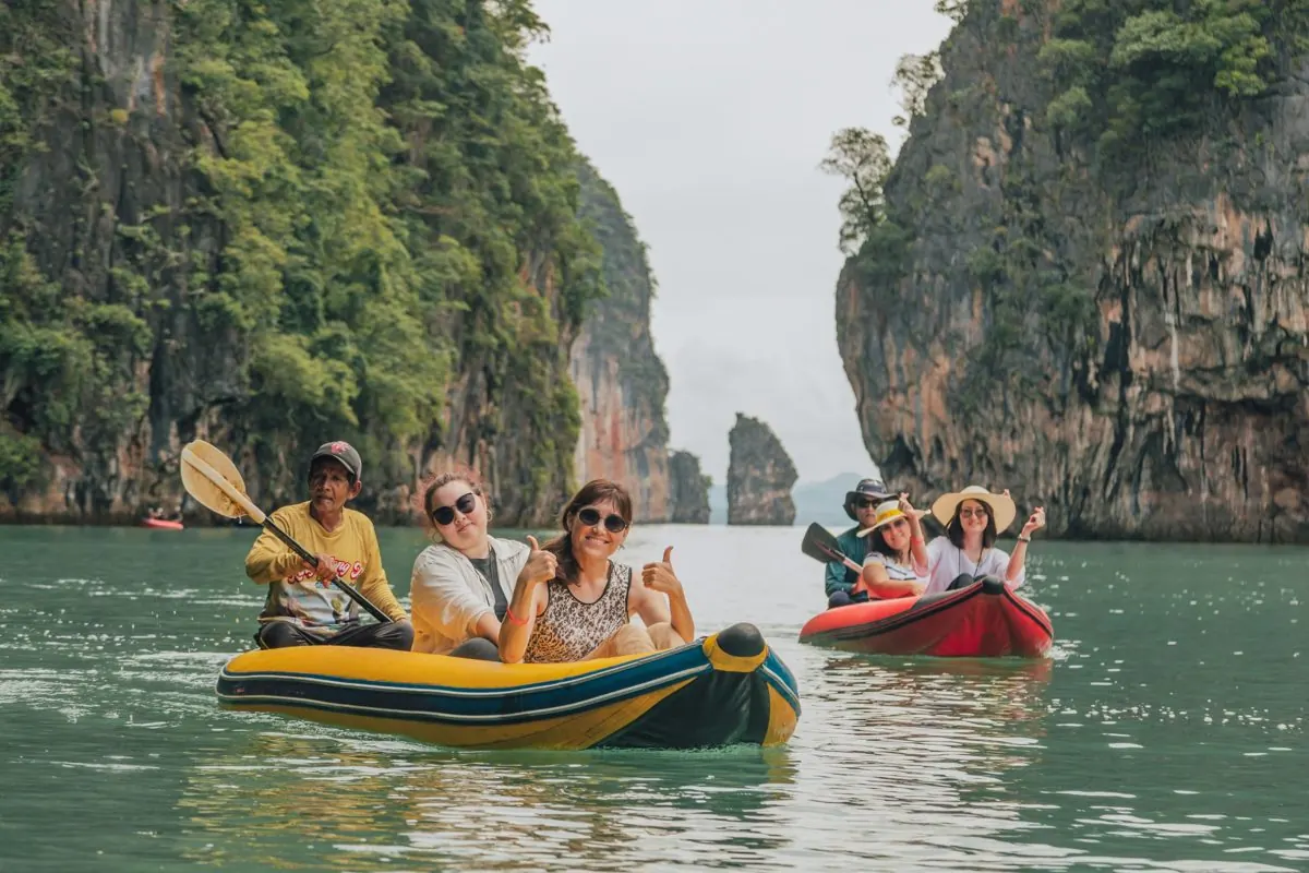Canoeing in Phang Nga Bay