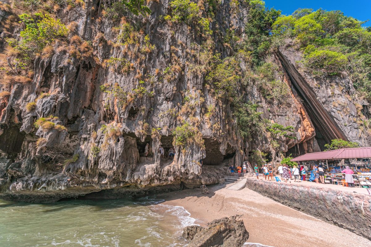 Limestone cave on James Bond Island