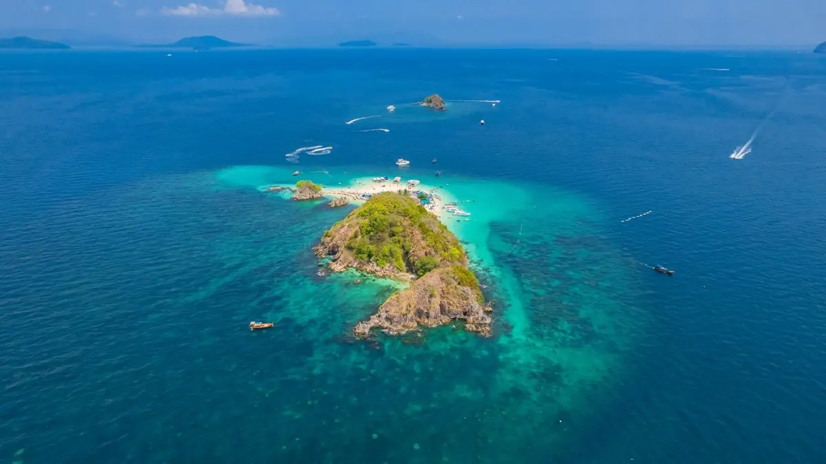 Khai Island in the open sea