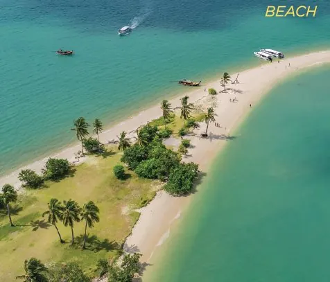 Laem Had beach sandbar