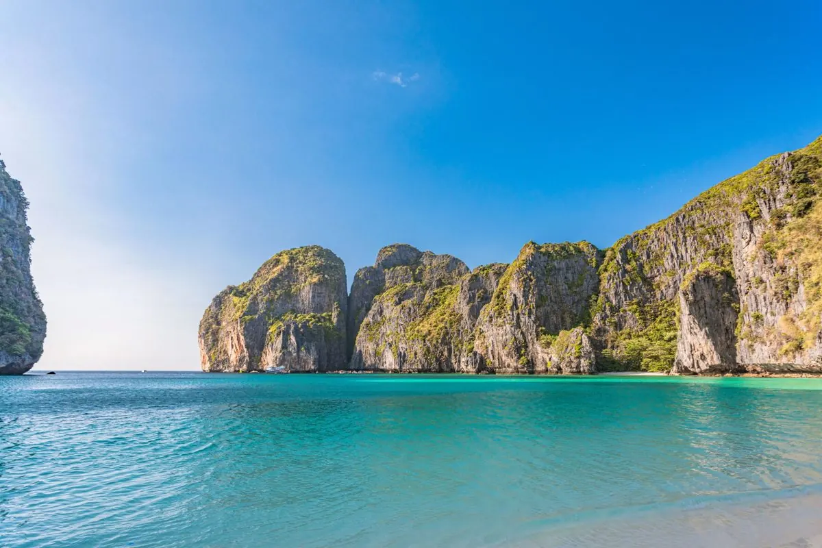 Turquoise water at Maya Bay