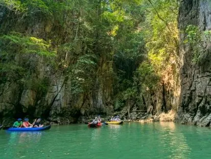 Canoeing in Phang Nga Bay