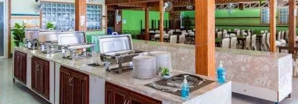 Buffet line at the restaurant