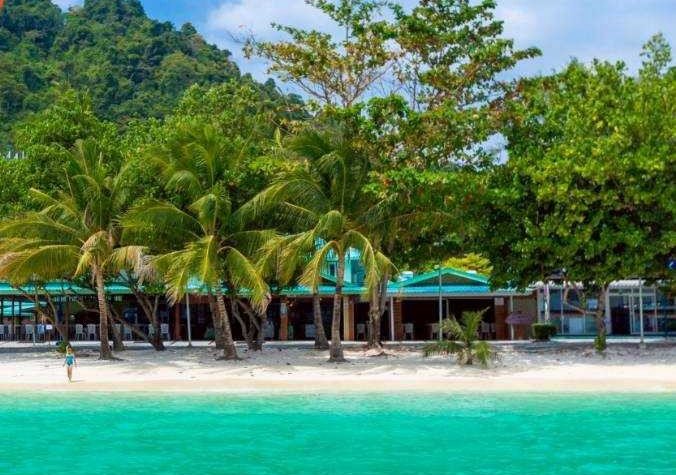 Beachfront restaurant on Phi Phi Don