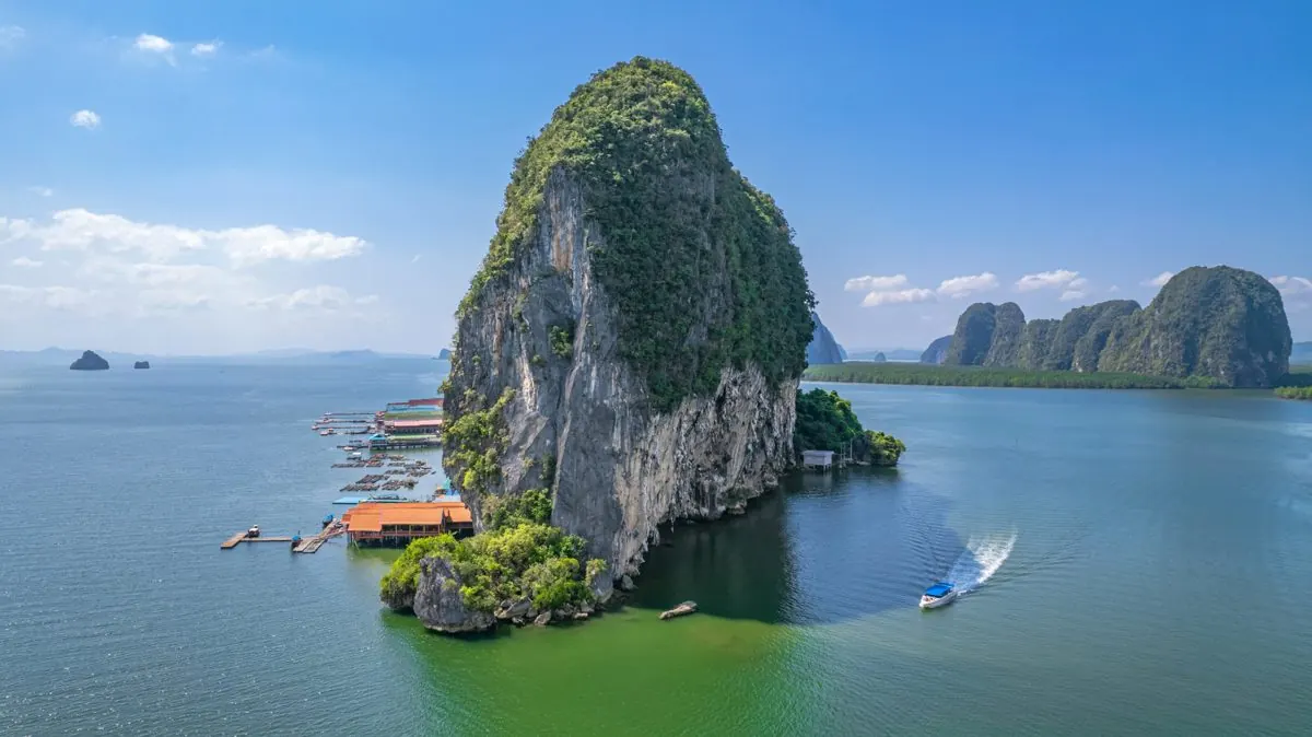 The great rock of Koh Panyi