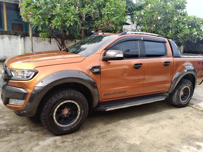 Ford Ranger Wildtrak, вид спереди-сбоку, шины BFGoodrich all-terrain