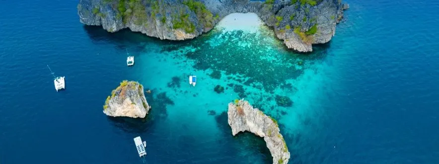 Koh Haa from above