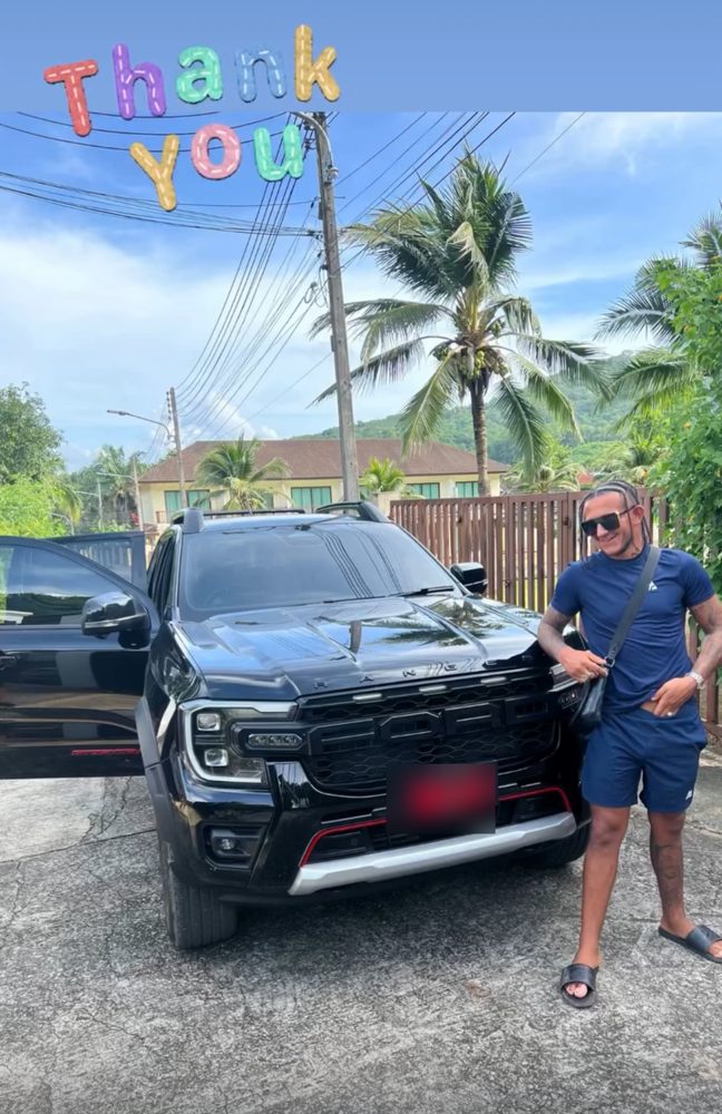 Клиент с Ford Ranger Stormtrak — Island Rides Phuket