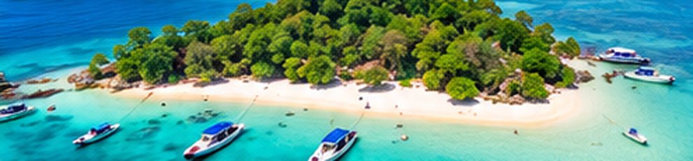 Mali Island, stop 1 on the Phuket jet ski tour