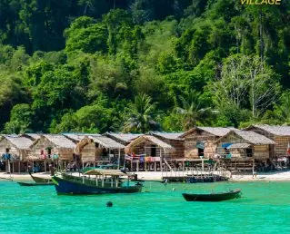 Moken village, Surin Islands