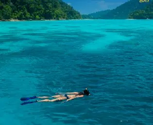 Snorkeling at Pineapple Bay