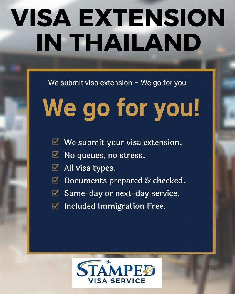 Продление визы в Таиланде — Stamped Visa Service